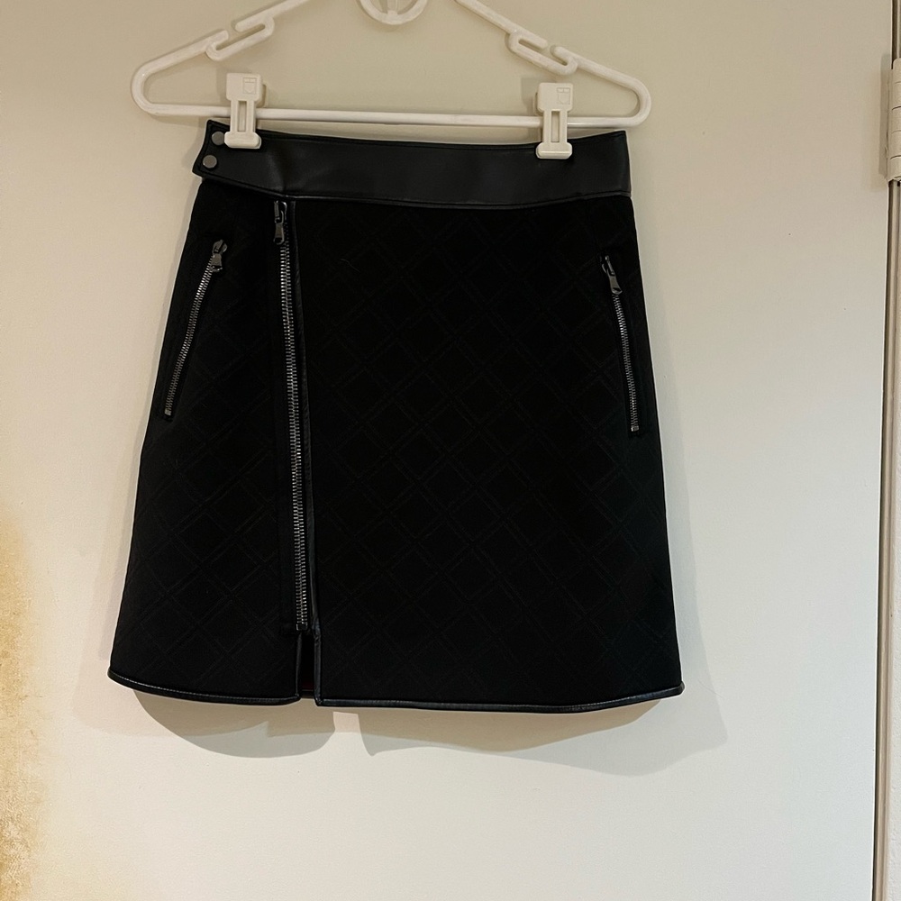 3.1 Phillip Lim Faux Leather Quilted Skirt.